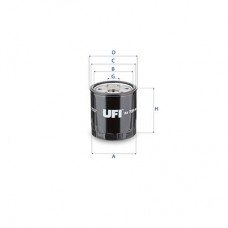23.721.00 UFI Масляний фільтр