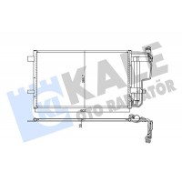 345490 KALE OTO RADYATÖR Конденсатор кондиціонера