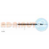 55.0286 ADRIAUTO Тросик, cтояночный тормоз