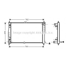KAA2019 AVA QUALITY COOLING Радіатор охолодження двигуна