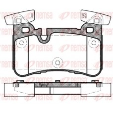 1429.00 REMSA КомплеК т гальмівних колодок, дискове гальмо