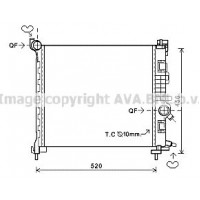 OL2562 AVA QUALITY COOLING Радіатор охолодження двигуна
