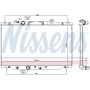 606522 NISSENS Радіатор охолодження двигуна