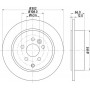8DD 355 118-911 HELLA PAGID Гальмівний диск