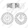 GTB0280 GMB Натяжний ролик ремінь ГРМ