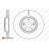 1618887980 EUROREPAR Гальмівний диск