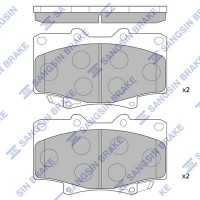 SP1217 Hi-Q Комплект гальмівних колодок дисковий гальм
