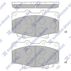 SP1217 Hi-Q Комплект гальмівних колодок дисковий гальм