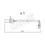 SU.291 METELLI Сигналізатор зносу гальмівних колодок