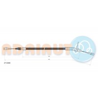 27.0206 ADRIAUTO Тросик, cтояночный тормоз