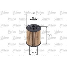 586539 VALEO Масляний фільтр