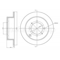 23-0651 METELLI Гальмівний диск