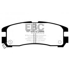 DP738 EBC Brakes Комплект гальмівних колодок дисковий гальм