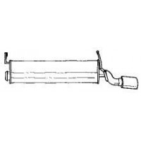 20637 SIGAM Глушник вихлопних газів кінцевий