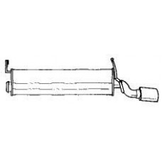 20637 SIGAM Глушник вихлопних газів кінцевий