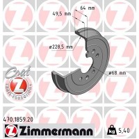 470.1859.20 ZIMMERMANN Гальмівний барабан