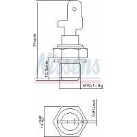 207058 NISSENS Датчик температура охолоджувальної рідини