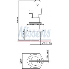207058 NISSENS Датчик температура охолоджувальної рідини