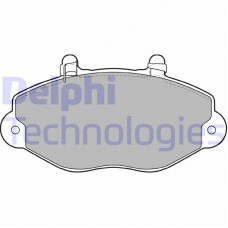 LP1418 DELPHI Комплект гальмівних колодок дисковий гальм