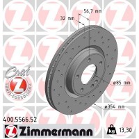 400.5566.52 ZIMMERMANN Гальмівний диск