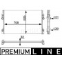 CR 1163 000P MAHLE Радіатор охолодження двигуна