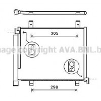 VNA5327D AVA QUALITY COOLING Конденсатор кондиціонера