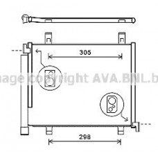 VNA5327D AVA QUALITY COOLING Конденсатор кондиціонера