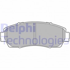 LP2046 DELPHI Комплект гальмівних колодок дисковий гальм