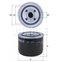 OC 312 MAHLE Масляний фільтр