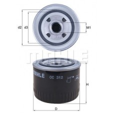OC 312 MAHLE Масляний фільтр
