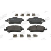 572524JC JURID Комплект гальмівних колодок дисковий гальм