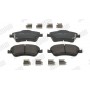 572524JC JURID Комплект гальмівних колодок дисковий гальм