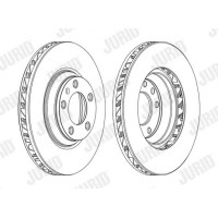 562360JC-1 JURID Гальмівний диск