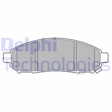 LP3578 DELPHI Комплект гальмівних колодок дисковий гальм