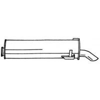 45643 SIGAM Глушник вихлопних газів кінцевий