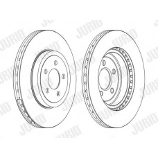 562868JC-1 JURID Гальмівний диск