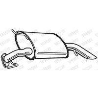 22932 WALKER Глушник вихлопних газів кінцевий