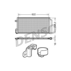 DCN13110 DENSO Конденсатор кондиціонера