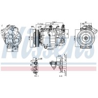 890763 NISSENS Компресор кондиціонера