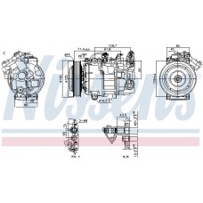 890763 NISSENS Компресор кондиціонера