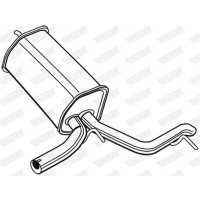 23115 WALKER Глушник вихлопних газів кінцевий