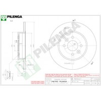 5738 PILENGA Гальмівний диск