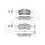 822-556-0 CIFAM КомплеК т гальмівних колодок, дискове гальмо