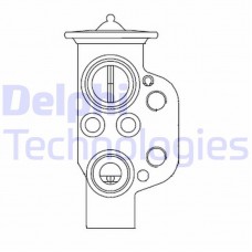CB1004V DELPHI Розширювальний клапан кондиціонера