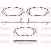 0860.12 REMSA Комплект гальмівних колодок дисковий гальм