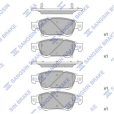 SP1478 Hi-Q Комплект гальмівних колодок дисковий гальм