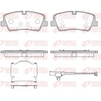 1687.10 REMSA Комплект гальмівних колодок дисковий гальм