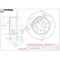 5065 PILENGA Гальмівний диск