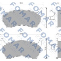 FO 438781 FOMAR Friction Комплект гальмівних колодок дисковий гальм