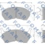 FO 438781 FOMAR Friction Комплект гальмівних колодок дисковий гальм